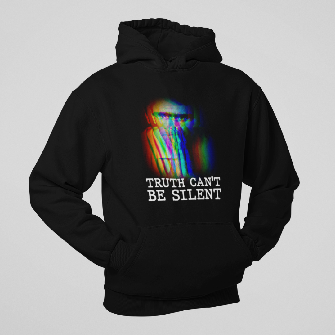 Truth Can’t Be Silent – Glitch Hoodie
